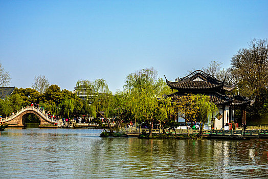 扬州瘦西湖景观