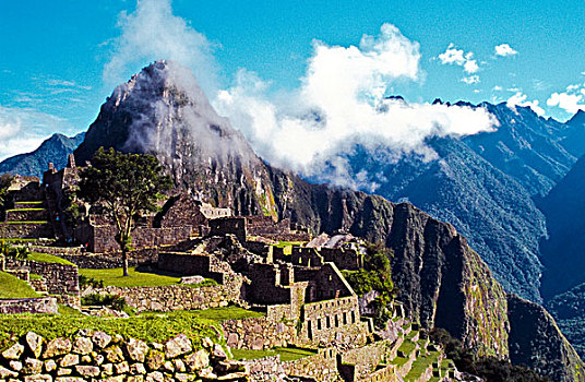 前哥伦布时期,历史遗迹,马丘比丘,秘鲁,南美