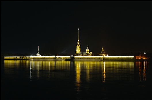 圣彼得堡,俄罗斯,夜景