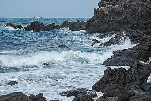 韩国济州海边风光