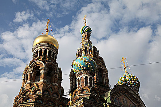 圆顶,救世主教堂,血,圣彼得堡,俄罗斯,艺术家