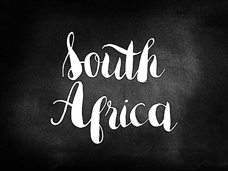 南非,书写,黑板