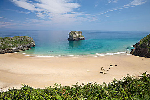 海滩,小岛