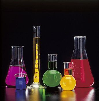 小玻璃瓶,试管,化学,实验室,研究