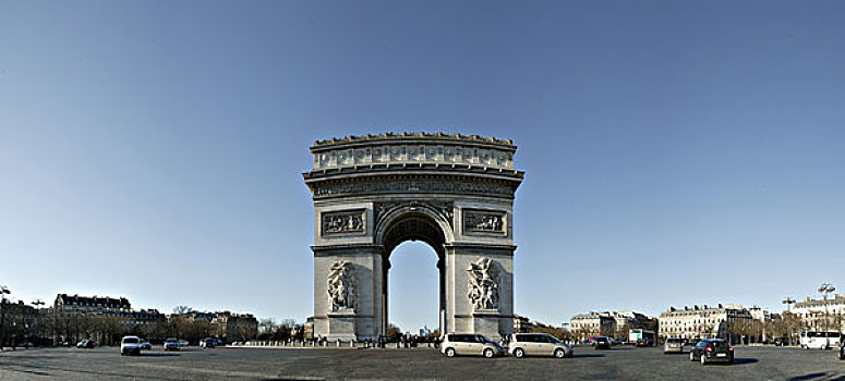 法国,巴黎,凯旋门