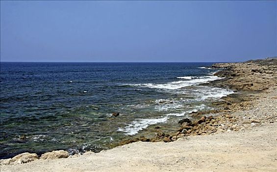 海滩,帕福斯,塞浦路斯