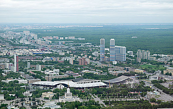 风景,莫斯科,空气