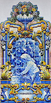 传统,蓝色,砖瓦,展示,工作,港口,葡萄酒,火车站,杜罗地区,世界遗产,葡萄牙