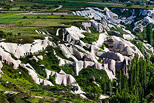 岩石构造,风景,乌希萨尔,城堡,卡帕多西亚,土耳其