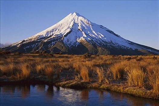 山,塔拉纳基,山脉,艾格蒙特国家公园,新西兰