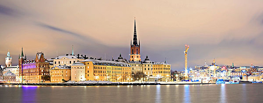 全景,斯德哥尔摩,城市