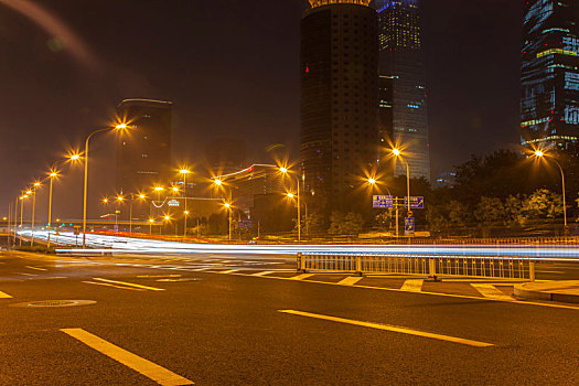 路灯,城市夜景,北京夜景