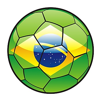 巴西,旗帜,球