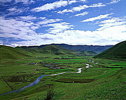 云南香格里拉奶子河