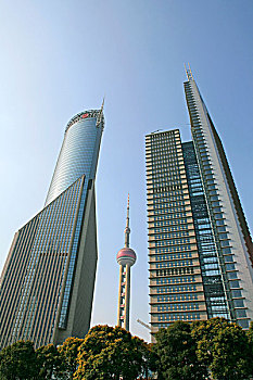 摩天大楼,陆家嘴,浦东,上海,中国