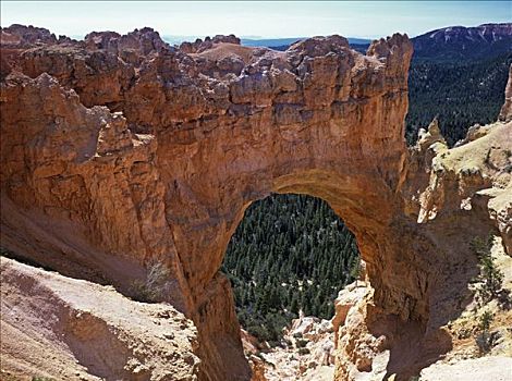 天然石桥,峡谷,犹他,美国