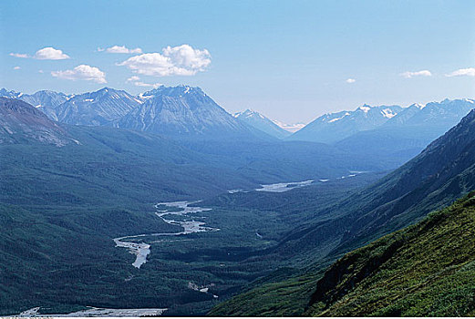 塔琴希尼河,山峦,不列颠哥伦比亚省,加拿大