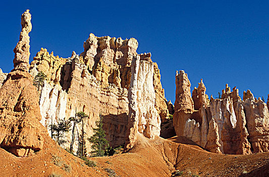 岩石构造,布莱斯峡谷国家公园,石头,怪诞,犹他,美国