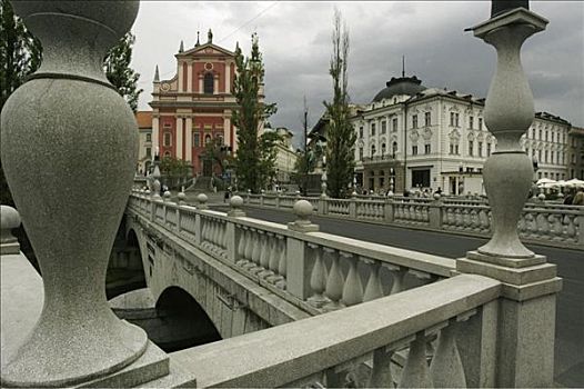卢布尔雅那,建筑师,老城,斯洛文尼亚,欧洲