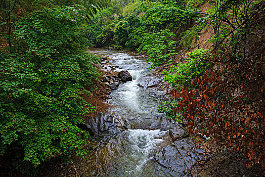 小溪,古桥,万年桥,山水,古村