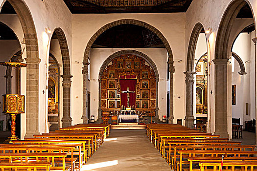 寺院,圣多明哥教堂,特内里费岛,加纳利群岛,西班牙,欧洲
