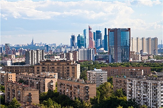 莫斯科,城市天际线