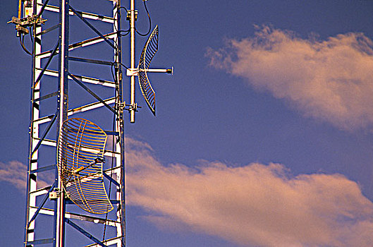 电讯塔,无线网络,手机,暸望,不列颠哥伦比亚省,加拿大