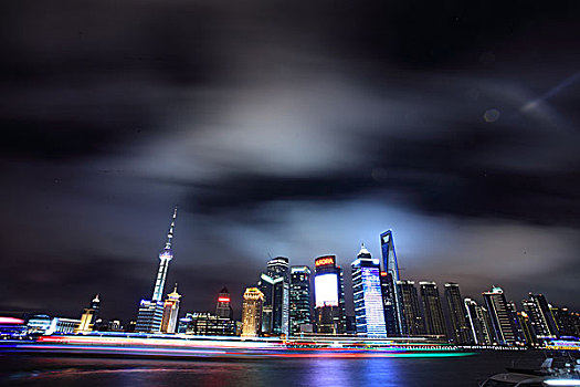 漂亮,上海,夜景