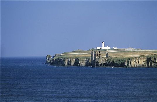 头部,灯塔,风景,塔