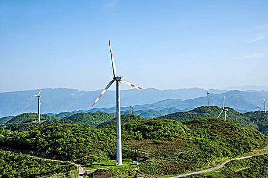 重庆涪陵区和顺镇寺院坪四眼坪风电场