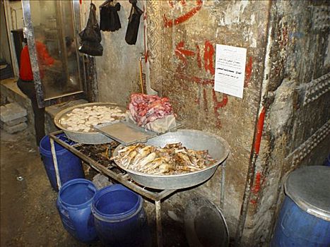 肉,市场,阿勒颇