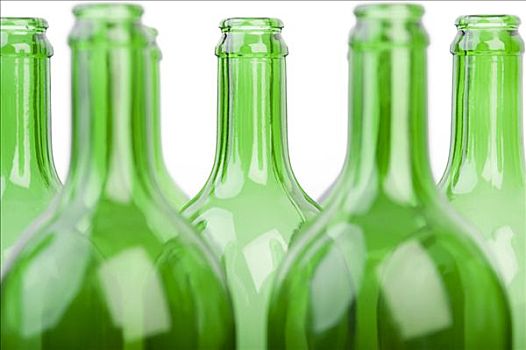 空,绿色,玻璃瓶