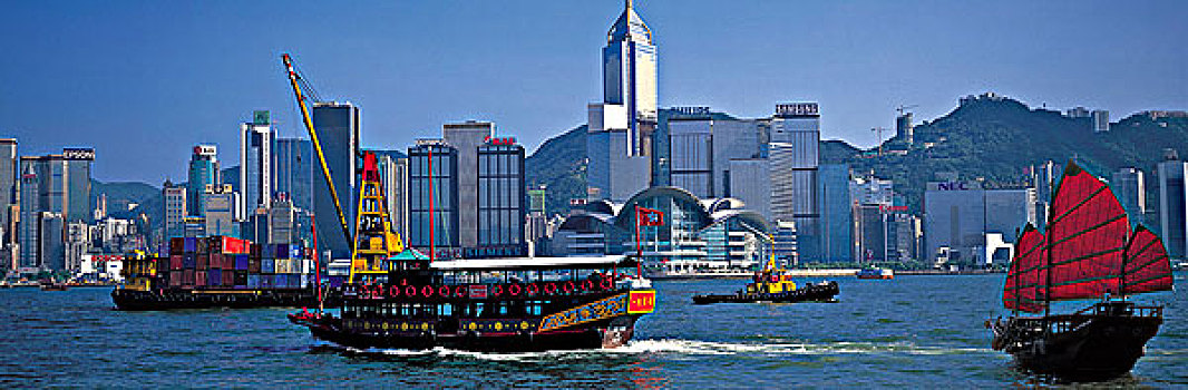 运输,维多利亚港,香港