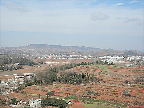 贵州风光,田园,风光,土地,梯田,村庄,云贵高原