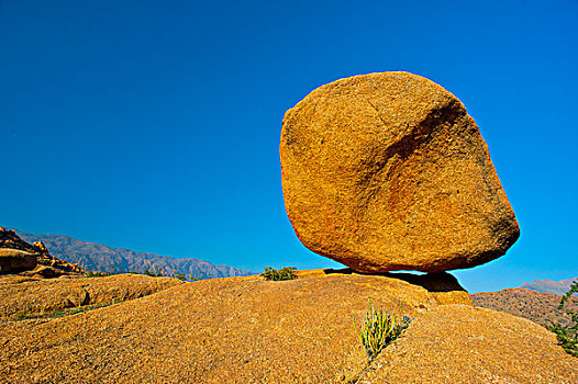 巨大,漂石,花冈岩,南方,摩洛哥,非洲