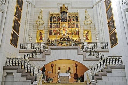 圣坛,圣所,神圣,楼梯,马德里,西班牙,欧洲
