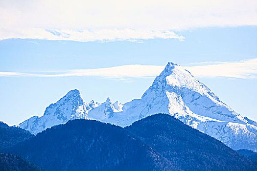 瓦茨曼山,贝希特斯加登阿尔卑斯山,巴伐利亚,德国
