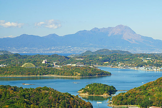 山,长崎,日本