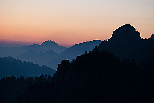 风景,山,阿尔卑斯山,巴伐利亚,德国