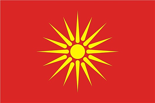 马其顿,老,旗帜