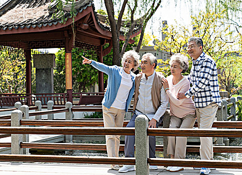 老年夫妻旅游