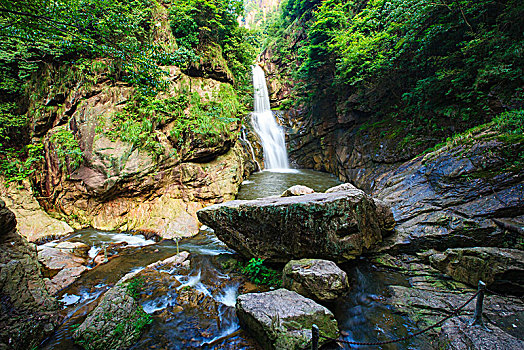 峡谷,石桥,古桥,小溪,石头