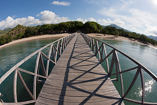 码头,科莫多岛,科莫多国家公园,印度尼西亚