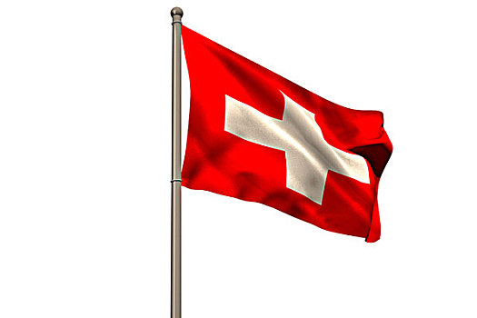 电脑合成,瑞士国旗