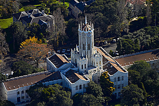 钟楼,建筑,大学,奥克兰,北岛,新西兰