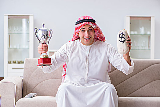 阿拉伯人,奖,钱,沙发