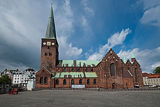 大教堂,区域,丹麦,欧洲