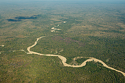 河,南卢安瓜国家公园,赞比亚,非洲