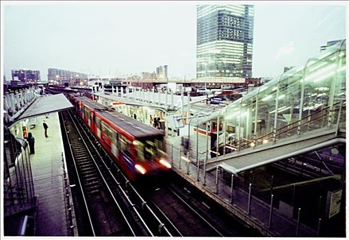 港区,火车站,伦敦,英国