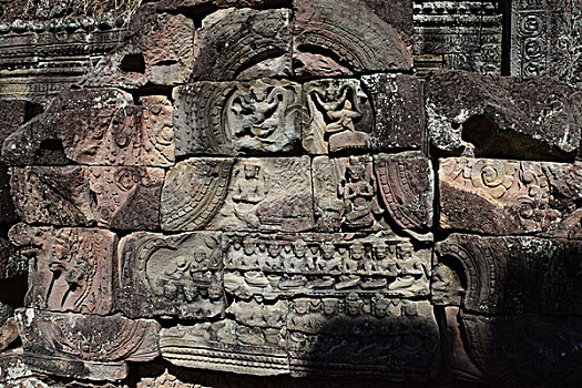柬埔寨的石雕艺术